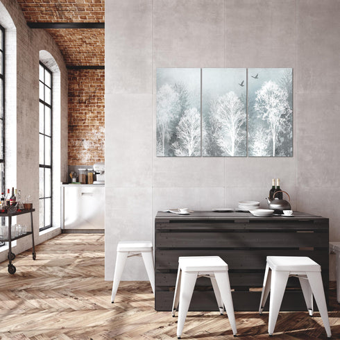Wandbilder Wohnzimmer XXL Wald Moderne Bilder Abstrakt